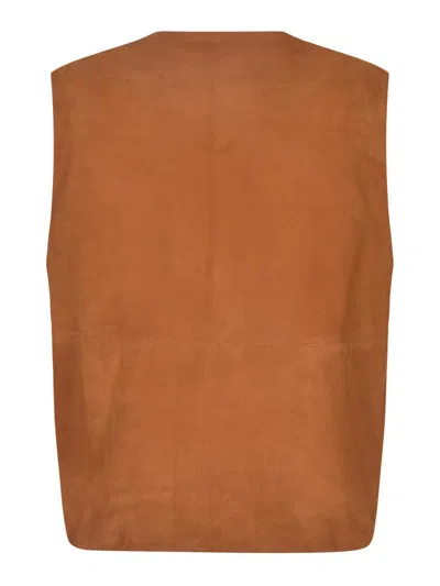 Blazé Milano Vest In Brown