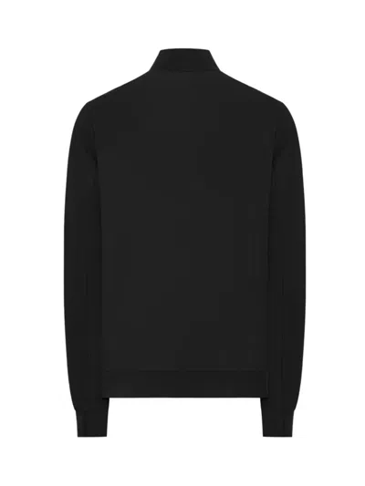 Duno Black Stretch Wool Jacket In Black