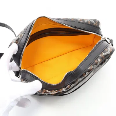 Pre-owned Goyard Black Multi-color Coated Canvas Leather Shoulder Bag ()