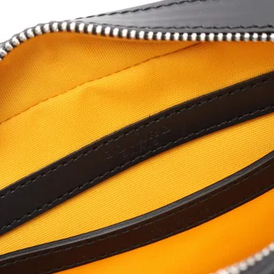 Pre-owned Goyard Black Multi-color Coated Canvas Leather Shoulder Bag ()