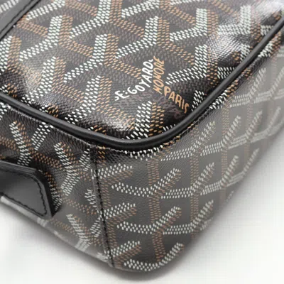 Pre-owned Goyard Black Multi-color Coated Canvas Leather Shoulder Bag ()