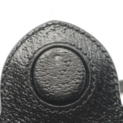 Pre-owned Gucci Black Canvas Leather Shoulder Bag ()