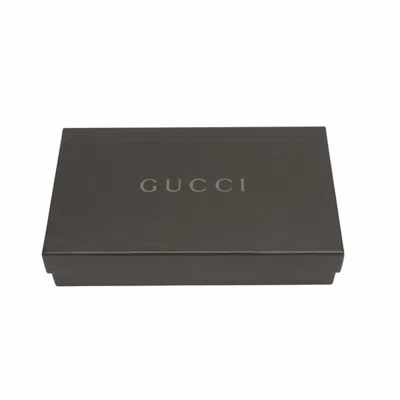 Pre-owned Gucci Ivory Light Brown Canvas Leather Long Wallet (bi-fold) ()