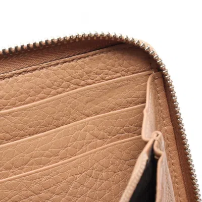 Pre-owned Gucci Pink Leather Long Wallet (bi-fold) ()