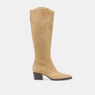 Dolce Vita Virona H2o Boots Dk Taupe Suede In Brown