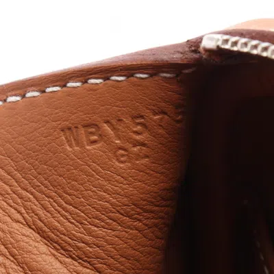 Pre-owned Hermes Lindy Brown Gold Taurillon Clemence Leather Shoulder Bag ()
