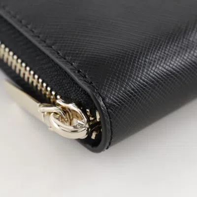 Pre-owned Kate Spade Black Leather Long Wallet (bi-fold) ()