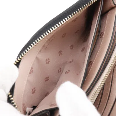 Pre-owned Kate Spade Black Leather Long Wallet (bi-fold) ()