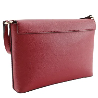 Pre-owned Kate Spade Red Color Leather Pochette Shoulder Bag ()