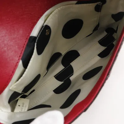 Pre-owned Kate Spade Red Color Leather Pochette Shoulder Bag ()