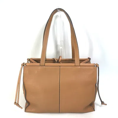 Pre-owned Loewe Brown Camel Leather Shoulder Bag Tote Bag ()