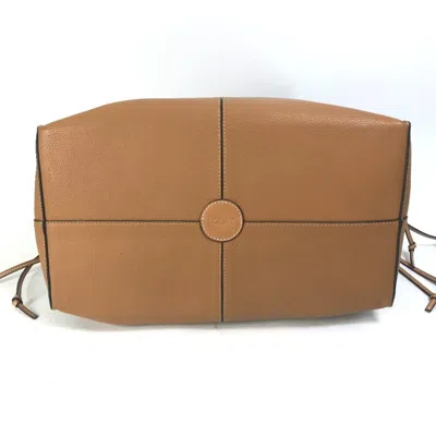 Pre-owned Loewe Brown Camel Leather Shoulder Bag Tote Bag ()