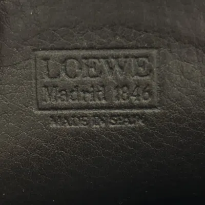 Pre-owned Loewe Orange Leather Coin Purse/coin Case ()