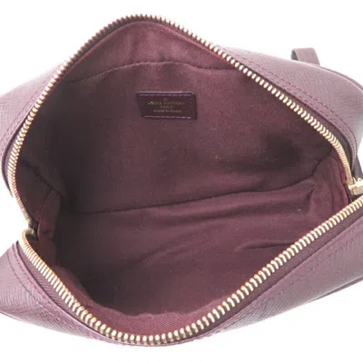 Pre-owned Louis Vuitton Acajou Brown Taiga Leather Clutch Bag Pouch ()