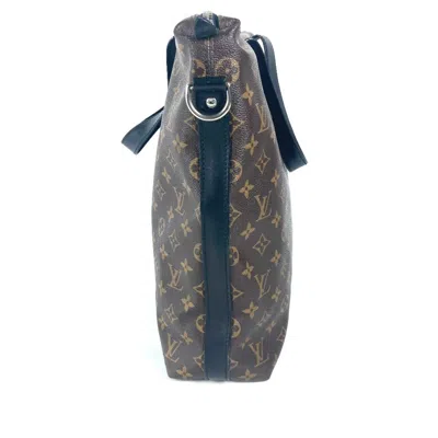 Pre-owned Louis Vuitton Black Brown Canvas Handbag Tote Bag ()