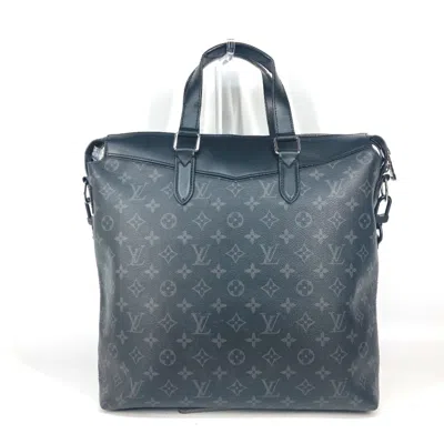 Pre-owned Louis Vuitton Black Damier Graphite Shoulder Bag Tote Bag ()