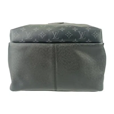 Pre-owned Louis Vuitton Black Gray Monogram Eclipse Canvas Backpack Handbag Shoulder Bag ()