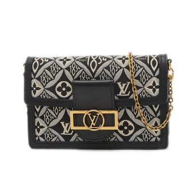 Pre-owned Louis Vuitton Black Jacquard Shoulder Bag ()