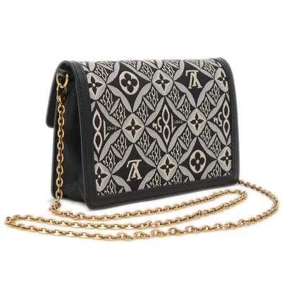 Pre-owned Louis Vuitton Black Jacquard Shoulder Bag ()