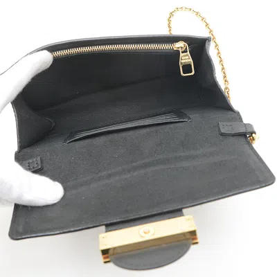 Pre-owned Louis Vuitton Black Jacquard Shoulder Bag ()