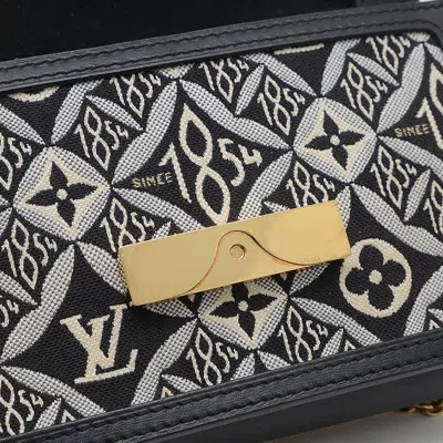 Pre-owned Louis Vuitton Black Jacquard Shoulder Bag ()