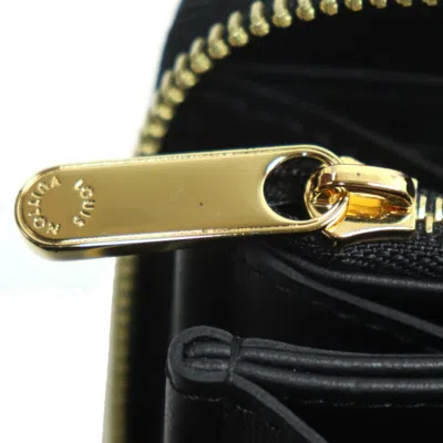 Pre-owned Louis Vuitton Black Mahina Leather Coin Purse/coin Case ()