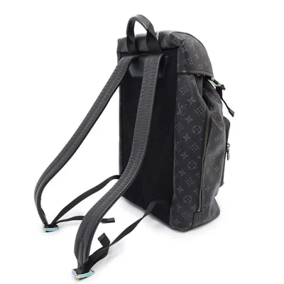 Pre-owned Louis Vuitton Black Monogram Eclipse Noir Monogram Eclipse Backpack ()