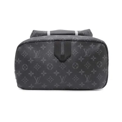 Pre-owned Louis Vuitton Black Monogram Eclipse Noir Monogram Eclipse Backpack ()