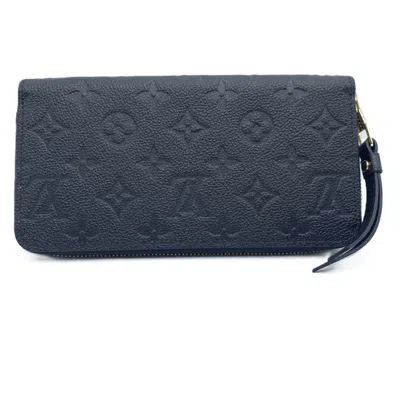 Pre-owned Louis Vuitton Black Monogram Leather Wallet (bi-fold) ()