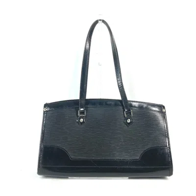 Pre-owned Louis Vuitton Black Noir Epi Leather Shoulder Bag Tote Bag ()