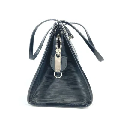 Pre-owned Louis Vuitton Black Noir Epi Leather Shoulder Bag Tote Bag ()