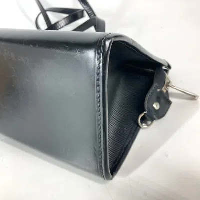 Pre-owned Louis Vuitton Black Noir Epi Leather Shoulder Bag Tote Bag ()