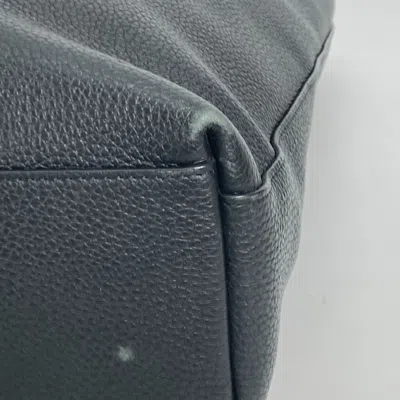 Pre-owned Louis Vuitton Black Noir Leather Shoulder Bag Tote Bag ()