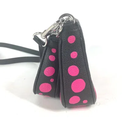 Pre-owned Louis Vuitton Black Pink Monogram Empreinte Pochette Shoulder Bag ()