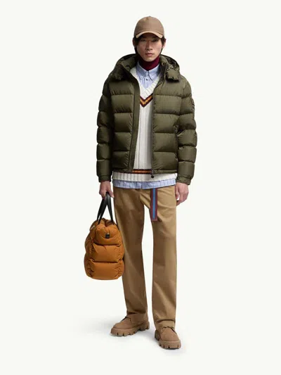 Moncler Men Maya Recycled Nylon Jacket In Green