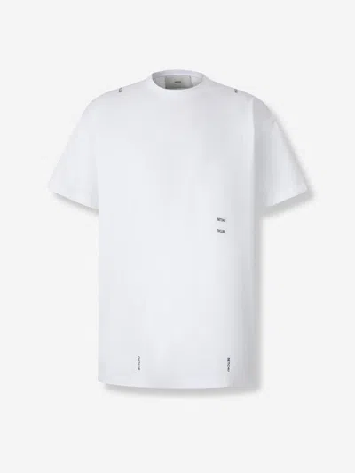 Setchu Crew-neck T-shirt In White