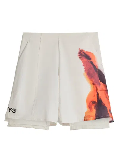 Y-3 Adidas Us Open Tennis Shorts And Leggings Set Clothing In Multi