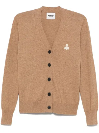 Isabel Marant Étoile Marant Etoile Women Karina Cotton Blend Cardigan In Brown