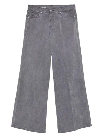 Diesel 1978 D-akemi 068sd Flare-leg Jeans In Blue