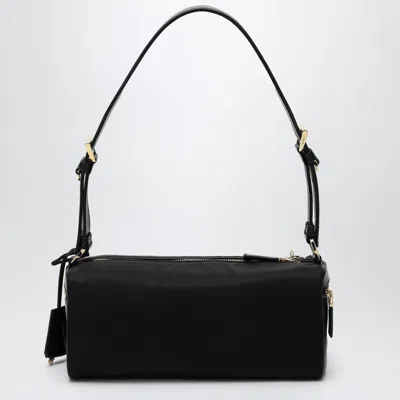 Prada Medium Bag With Padlock In Black