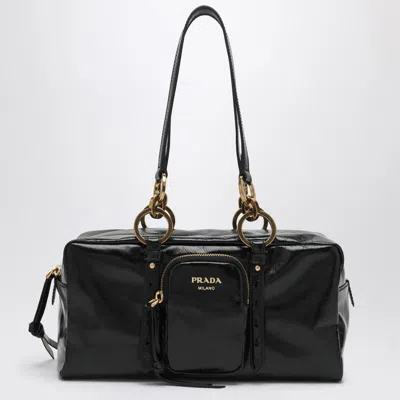 Prada Medium Dangle Bag In Black