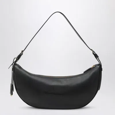 Prada Demi-lune Large Shoulder Bag In Black