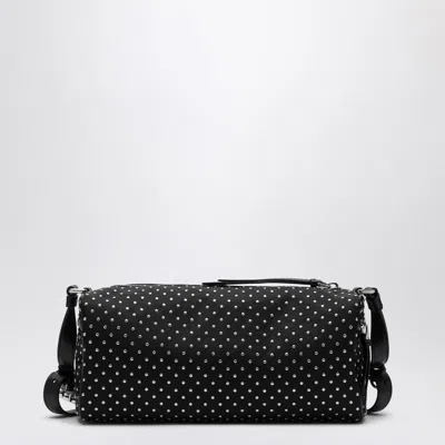 Prada Tasche Aus Re-nylon Mit Nieten In Black
