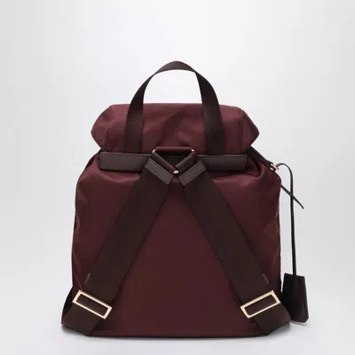 Prada Re-nylon Backpack In Red