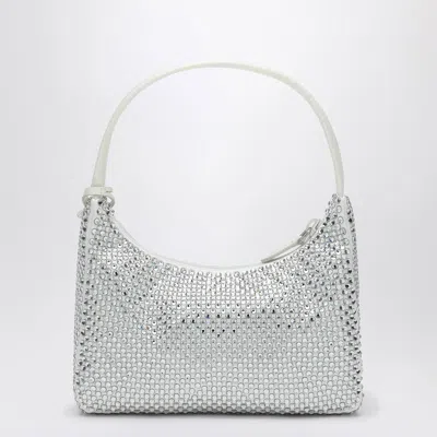 Prada White Re-edition Handbag With Crystals Women In White