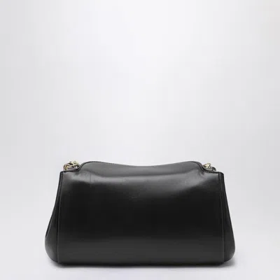 Prada Womens Black Tumulte Branded Leather Shoulder Bag In Black