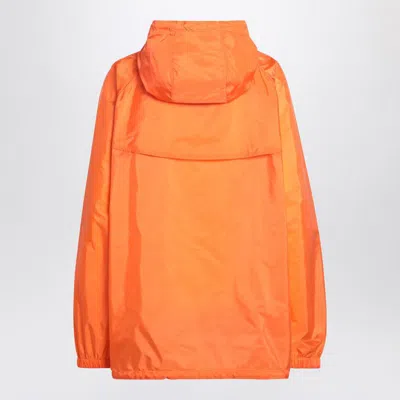 Prada Raincoat In Lightweight Re-nylon In Orange