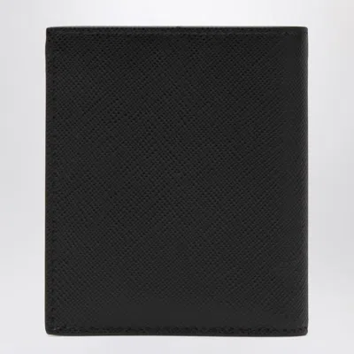 Prada Small Wallet In Saffiano In Black
