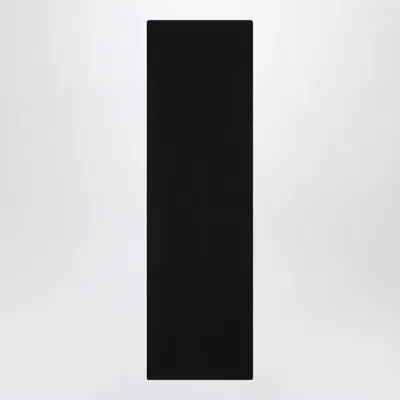 Prada Ribbed Jersey Skirt In Black