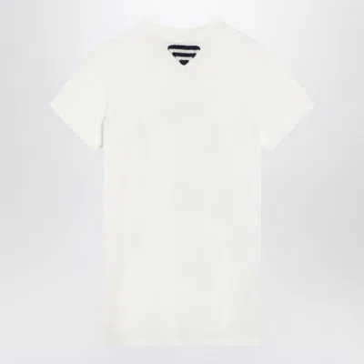 Prada T-shirt With Logo Print In White